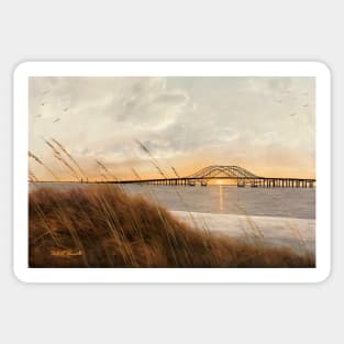 View of Captree Bridge Sticker